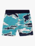 Timberland Baby Abstract Print Bermuda Shorts, Sea Blue