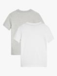Tommy Hilfiger Kids' The Original Plain Logo T-Shirts, Pack of 2