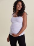 Isabella Oliver LENZING™ ECOVERO™ Maternity Tank Top, Pure White