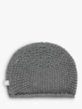 The Little Tailor Baby Chunky Knit Hat, Charcoal