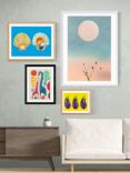 EAST END PRINTS Rachel Lee 'Giraffes' Framed Print