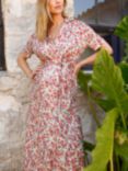 Isabella Oliver Sienna Wildflower Floral LENZING™ ECOVERO™ Maternity Dress, Pink