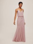 Lace & Beads Keeva Bead Embellished Maxi Dress