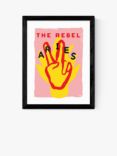 EAST END PRINTS Sophie Ward 'Aries The Rebel' Framed Print