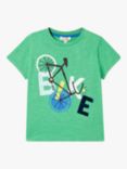 Du Pareil au même Kids' Bike Sequin Graphic T-Shirt, Green