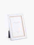 Laura Ashley Oakford Mother of Pearl Photo Frame, Grey/Nickel