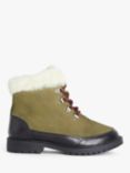 John Lewis Kids' Hiker Warm Lined Suede Boots