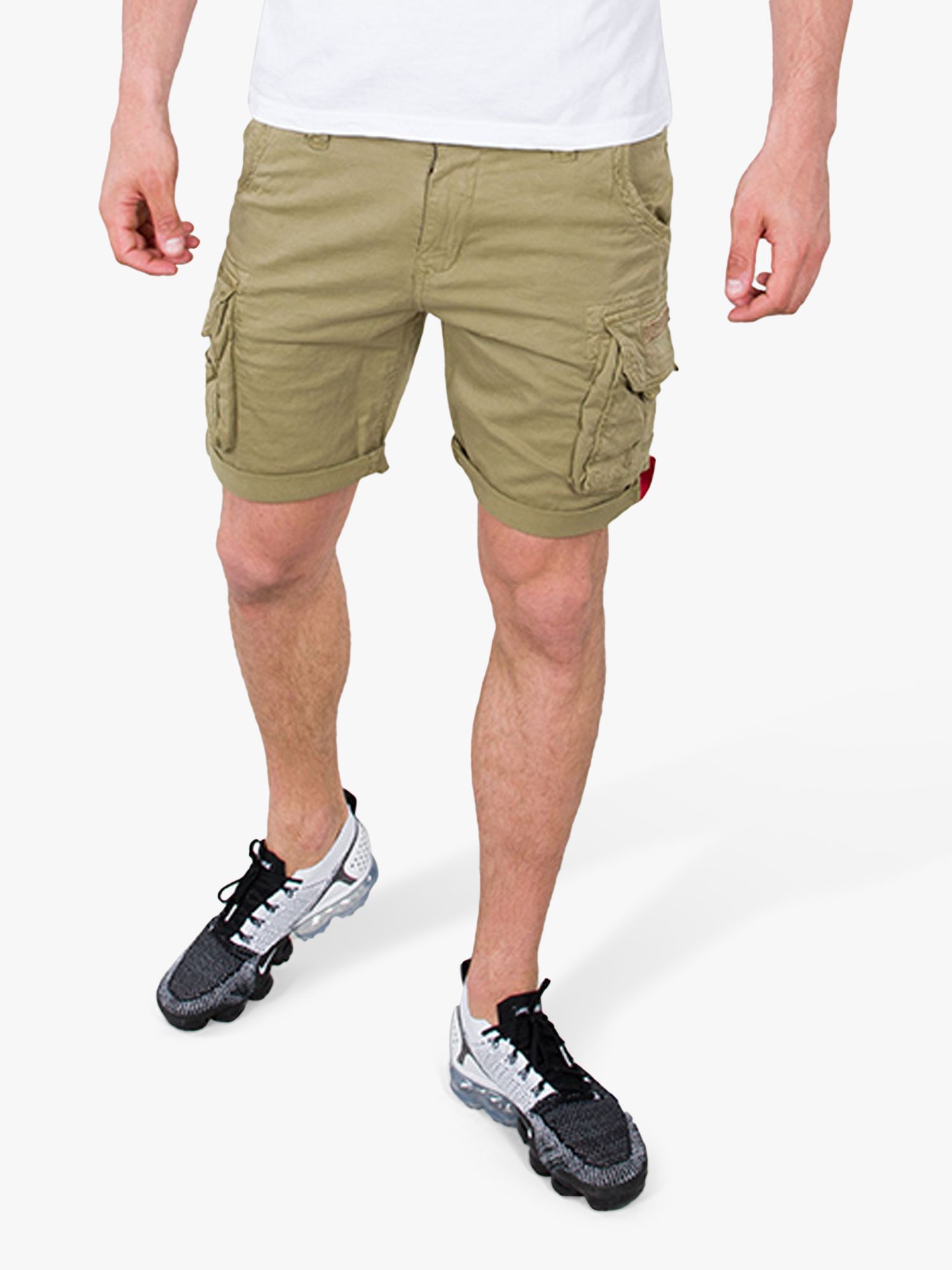 Alpha Industries Crew Cargo & Shorts, John Partners at Light Lewis Olive 82