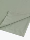 John Lewis Crisp & Fresh 200 Thread Count Egyptian Cotton Flat Sheet, Dark Sage