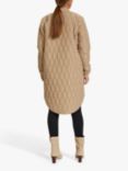 KAFFE Shally Quilted Coat, Tannin