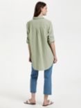 KAFFE Anaya Button Longline Shirt