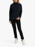 KAFFE Jamy High Neck Jumper, Midnight Marine