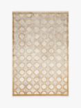 Gooch Luxury Distressed Mosaic Rug, Gold, L230 x W160 cm