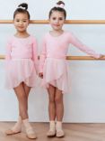 Trotters Company Kids' Ballet Wrap Cardigan, Pink