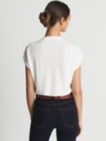 Reiss Poppy High Neck Jersey Top