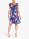 Tiffany Rose Alessandra Midnight Garden Print Maternity Dress, Blue/Multi