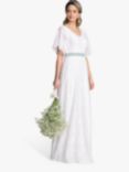 Alie Street Beth Lace Kimono Sleeve Wedding Dress, Ivory