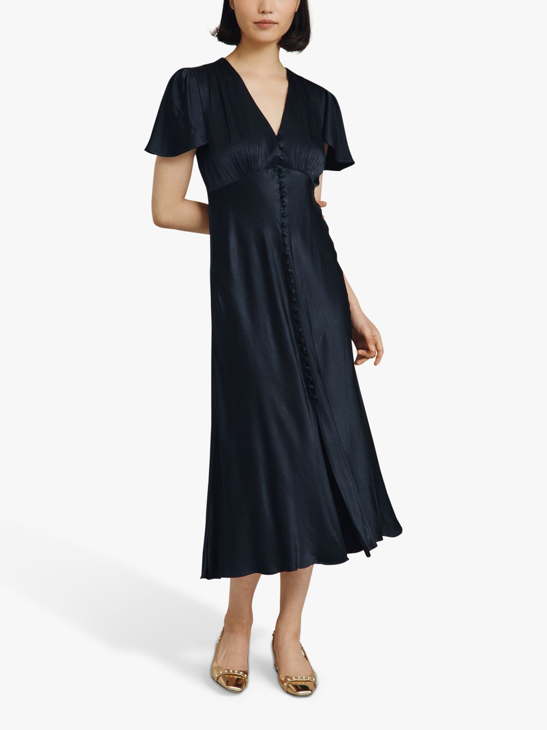 Navy ghost shop dress