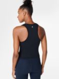 Sweaty Betty Athlete Racerback Cropped Sports Vest, Black