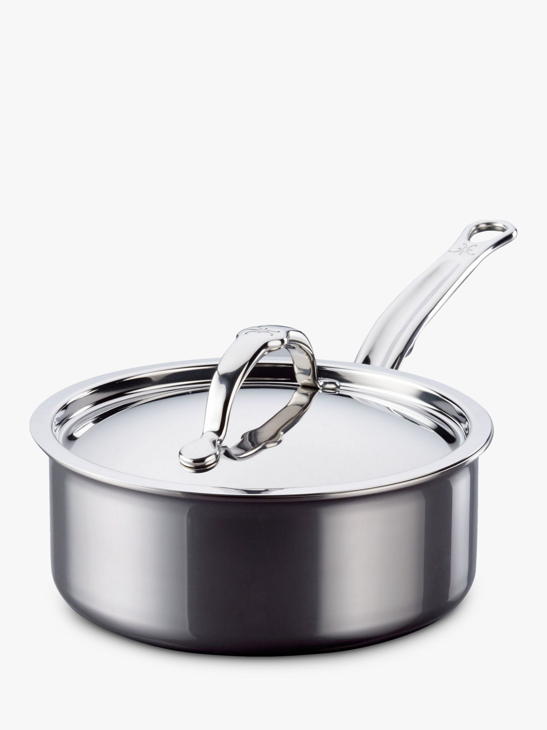 Hestan Nanobond Stainless Steel Non Stick Saucepan And Lid 16cm 3621