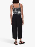 Whistles Imogen Fluid Cropped Trousers