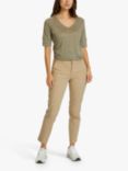 Part Two Soffys Skinny Cropped Trousers, Safari