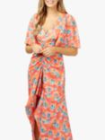 Little Mistress Tropical Floral Print Maxi Dress, Multi