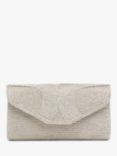 L.K.Bennett Lucia Rope Lurex Clutch Bag, Soft Gold