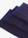 John Lewis Children's Wool Rich Socks, Pack of 3, Blue