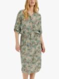 Soaked In Luxury Zaya Meadow Print Dress, Green/Multi