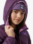 Helly Hansen Kids' Reversible Fleece Lined Coat, Purple
