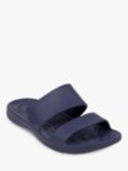 totes SOLBOUNCE Double Strap Slider Sandals, Navy