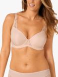 Triumph Amourette Spotlight Padded Underwired T-Shirt Bra, Orange Highlight