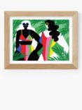 EAST END PRINTS Ana Jaks 'Tropical Huns' Framed Print