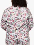 Cyberjammies Windsor Print Jubilee Pyjama Top, Grey