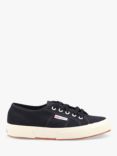 Superga 2750 Cotu Classic Canvas Vegan Trainers, Black/Cream