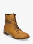 Josef Seibel Sanja 18 Leather Lace Up Ankle Boots, Safron