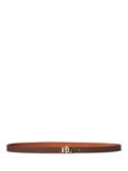 Lauren Ralph Lauren 20 Reversible Leather Belt, Lauren Tan/Brown