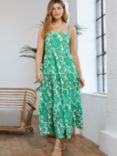 Baukjen Montserrat Floral Maxi Dress, Green Florence, Green Florence