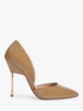 Kurt Geiger London Bond Patent Leather Court Shoes, Camel