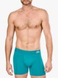 JustWears Pro Boxers, Pack of 3, Blue/Navy/Green