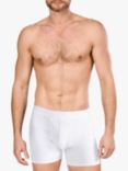 JustWears Pro Boxers, Pack of 3, All White
