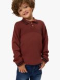 Angel & Rocket Kids' Finn Knit Ribbed Top, Brown