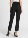 Reiss Haisley Wool Blend Tailored Trousers, Black