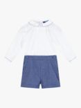 Trotters Baby Rupert Shirt & Shorts Set
