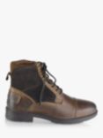 Silver Street London Greyfriars Leather Lace Up Boots, Brown