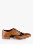 Silver Street London Lennox Leather Suede Formal Oxford Shoes, Tan