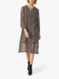 Part Two Blurred Print Midi Dress