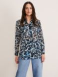Phase Eight Nell Floral Shirt, Blue/Multi