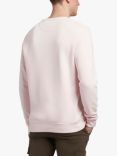 Lyle & Scott Logo Crew Neck Cotton Sweatshirt, Light Pink